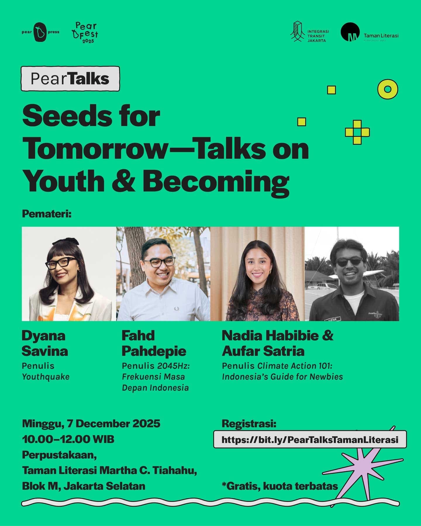 PearTalks: Seeds for Tomorrow - Talks on Youth & Becoming