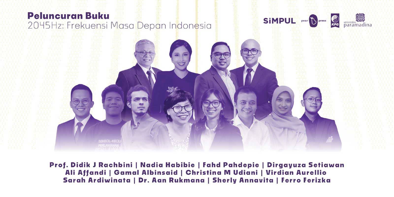 Launching Buku 2045Hz: Frekuensi Masa Depan Indonesia